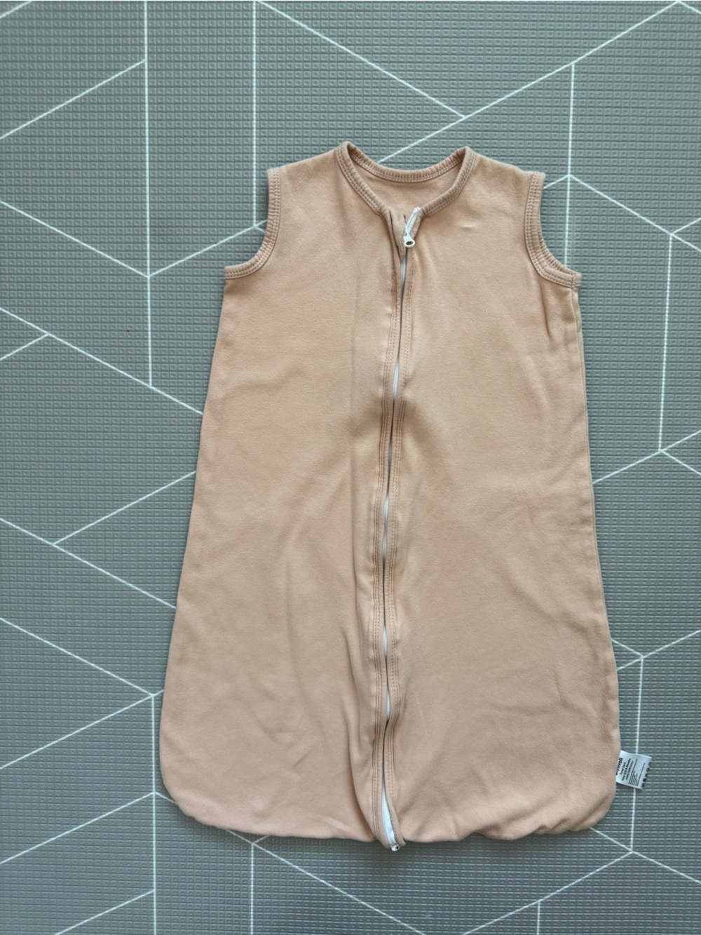 Unnivoll|Baby gender neutral Sleeveless Beige tan Sleep Sack blanket•100% cotton